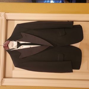 Men's 3pc.Tuxedo Black pants Jacket and white shirt
